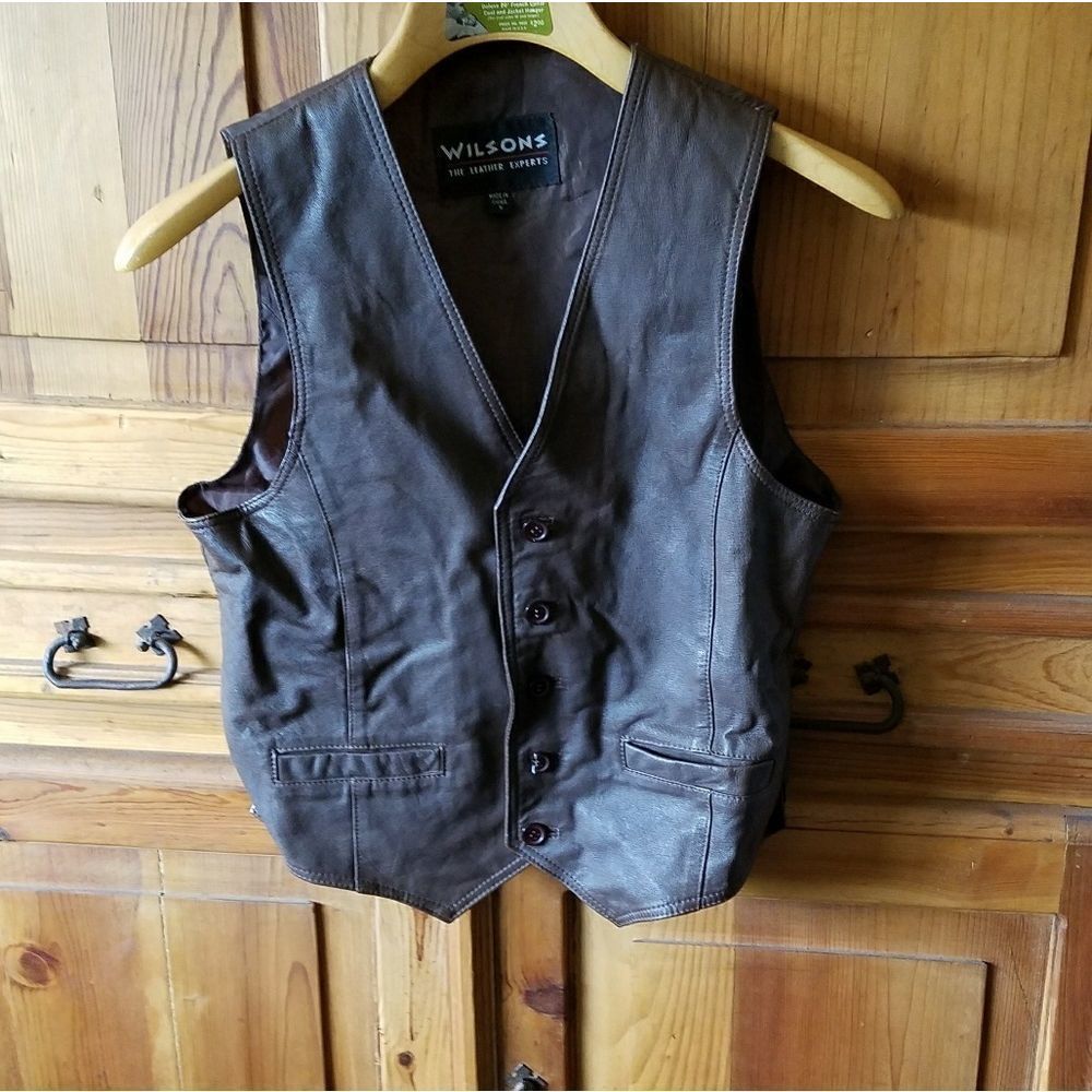 Vintage 1980s Wilson Leather Vest